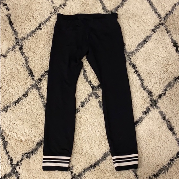7/8 Leggings with striped ankle - Picture 1 of 5